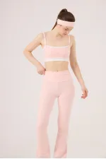 Double-Layer Strappy Fabiola Bustier Pink