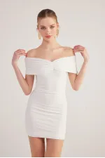 Muse Elbise Beyaz