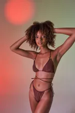 Delphi Bikini Üstü Kahve