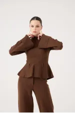 Madeline Knitwear Set Brown