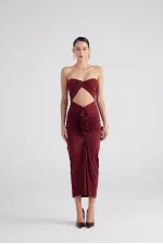 Robe Hailey bordeaux