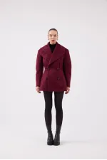 Belden Oturmalı Kaşe Desiree Kaban Bordo