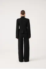 Madeline Knitwear Suit Black