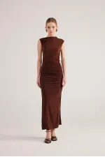 Robe Lily marron