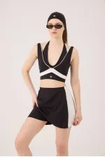 Jupe courte Stella noire taille haute