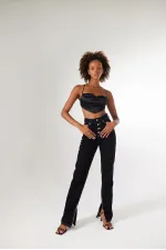 Toll Jean Pantolon Siyah