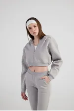 Mixed Sweatshirt Gray