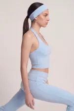 Ellen Halter Neck Bustier Blue
