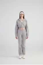 Pantalon de survêtement gris chiné