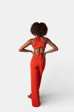 Pantalon orange Béatrice