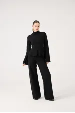 Madeline Knitwear Suit Black