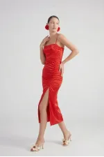 Dipsy Elbise Kırmızı