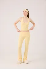 Ellen Halter Neck Bustier Yellow