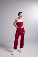 Bustier Rhode Rouge Bordeaux