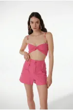Rise Şort Pembe