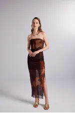 Mocha Dress Brown