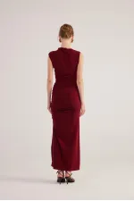Robe Lily bordeaux