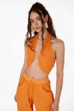 Rise Accessory Blouse Orange