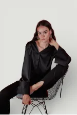 Silky Shirt Black