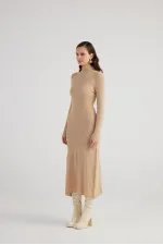 Sally Knit Dress Beige