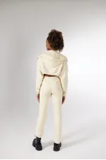 Mixed Sweatpants Beige