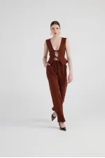 Giselle Pantolon Kahve