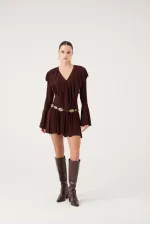 Yolanthe Dress Brown