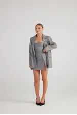 Eden Blazer Ceket Gri