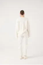 Serenity Jean Pantolon Beyaz