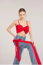 Chemisier Jazmin rouge