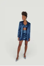 Veste blazer élégante bleu marine