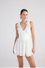 Fiona Dress White