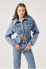 Laura Jean Jacket Blue