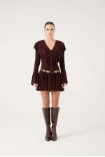 Yolanthe Dress Brown