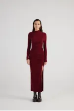 Robe Yasmin bordeaux