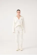 Serenity Jean Pantolon Beyaz