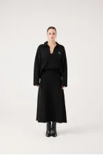 Zoi Knit Skirt Black