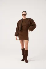 Parker Bomber Ceket Kahve