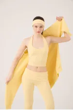 Ellen Halter Neck Bustier Yellow