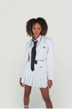 College Deri Etek Ekru