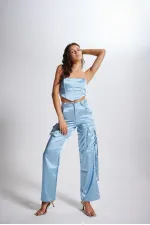Pantalon bleu Maddy