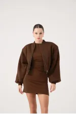 Parker Bomber Ceket Kahve