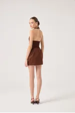 Yerry Dress Brown