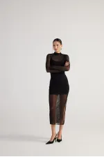 Kamille Elbise Siyah