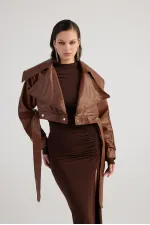 Neeko Deri Ceket Kahve