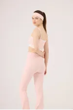 Double-Layer Strappy Fabiola Bustier Pink