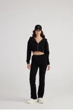 Pantalon de survêtement noir mélangé