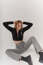 Toll Jean Pantolon Gri