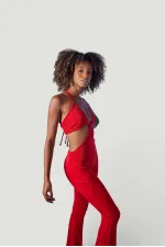 Diana Jumpsuit Red