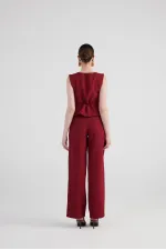 Giselle Pantolon Bordo